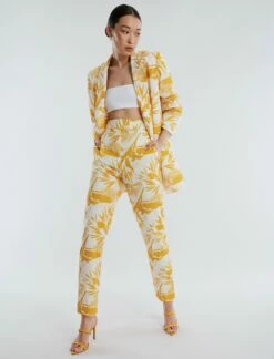 BCBGMAXAZRIA Madison Taffeta Slim Trouser -Bcbg Shop 530 B AGW20583 705 2