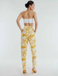 BCBGMAXAZRIA Madison Taffeta Slim Trouser -Bcbg Shop 530 B AGW20583 705 4