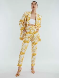 BCBGMAXAZRIA Madison Taffeta Slim Trouser -Bcbg Shop 530 B AGW20583 705 5