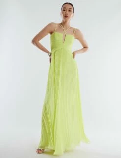 BCBGMAXAZRIA Ziv Chiffon Gown