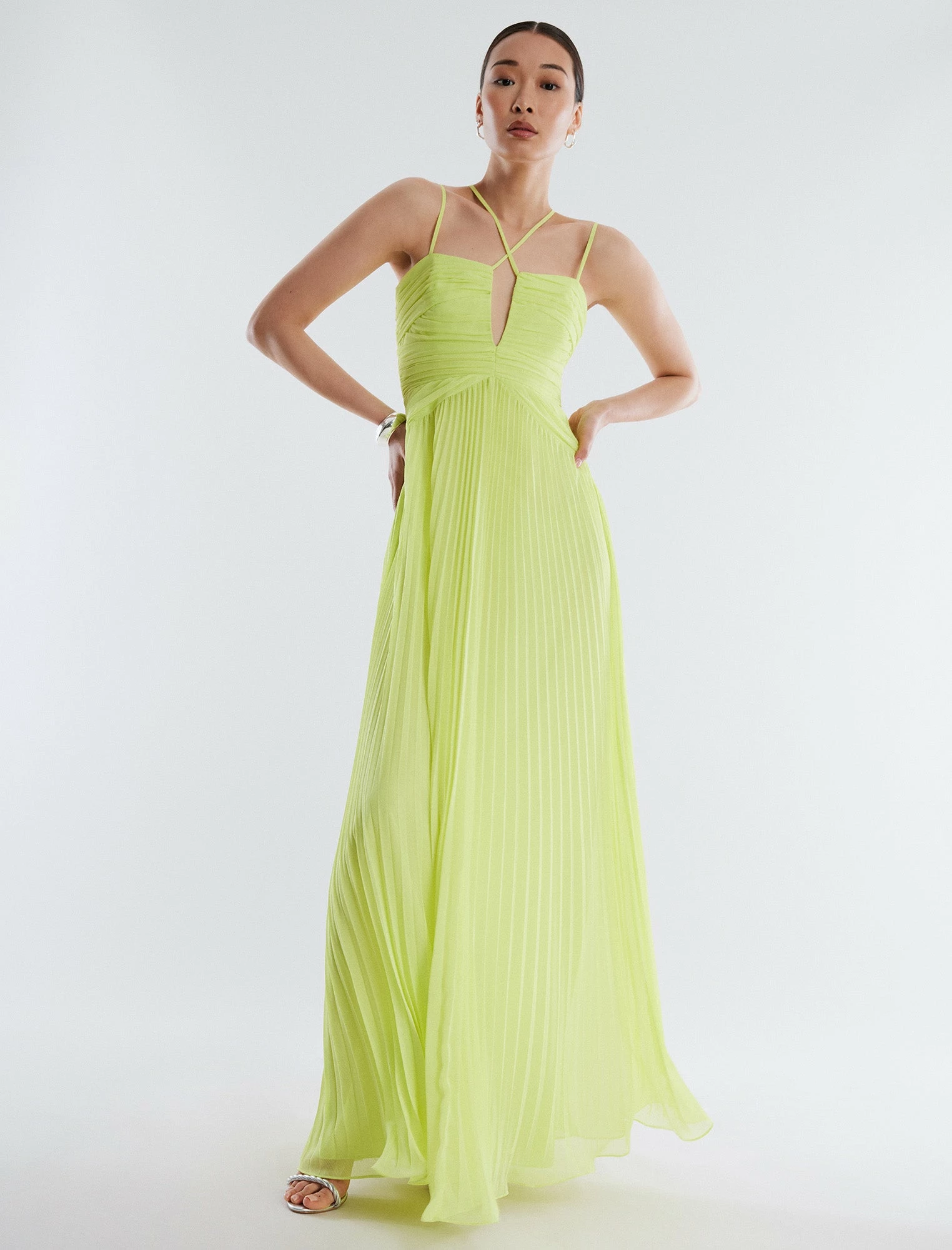 BCBGMAXAZRIA Ziv Chiffon Gown 3 BCBGMAXAZRIA Ziv Chiffon Gown