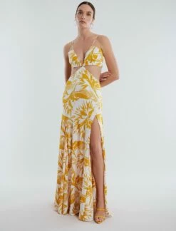 Front Page 38 BCBGMAXAZRIA Aja Cutout Waist Dress