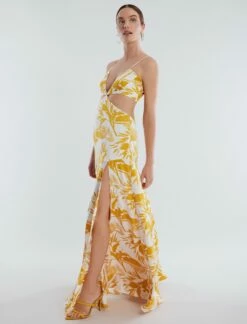 BCBGMAXAZRIA Aja Cutout Waist Dress -Bcbg Shop 530 D AGO60589 705 3