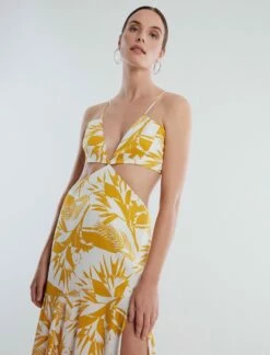 BCBGMAXAZRIA Aja Cutout Waist Dress -Bcbg Shop 530 D AGO60589 705 5