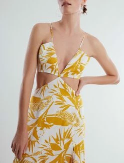 BCBGMAXAZRIA Aja Cutout Waist Dress -Bcbg Shop 530 D AGO60589 705 6