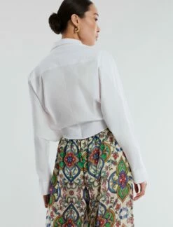 BCBGMAXAZRIA Draped Tie Front Top -Bcbg Shop 530 T AGP10563 111 4