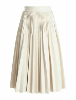 BCBGMAXAZRIA Audette Faux Leather Pleated Midi Skirt 18 BCBGMAXAZRIA Audette Faux Leather Pleated Midi Skirt -Bcbg Shop 7.30 B 2Y05B33E SS3 8