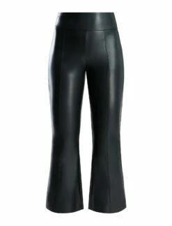 BCBGMAXAZRIA Faux Leather Crop Pant -Bcbg Shop 7.30 B 2Y05B35E BLK 8
