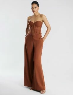 BCBGMAXAZRIA Kezia Signature Wide-Leg Pant