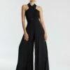 BCBGMAXAZRIA Garth Halter Jumpsuit -Bcbg Shop 7.30 D 2Y05D39E BLK 1