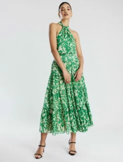 BCBGMAXAZRIA Adrianna Halter Midi Dress 15 BCBGMAXAZRIA Adrianna Halter Midi Dress -Bcbg Shop 7.30 D 2Y05D47E LEA 5