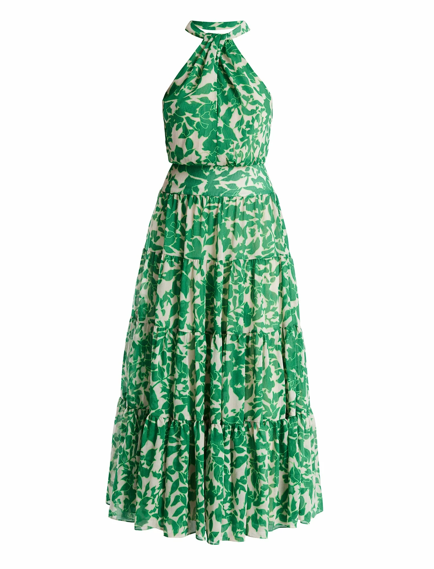 BCBGMAXAZRIA Adrianna Halter Midi Dress 10 BCBGMAXAZRIA Adrianna Halter Midi Dress - Image 8