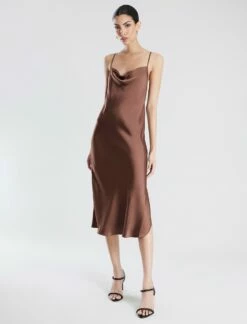 BCBGMAXAZRIA Jazlynn Midi Slip Dress -Bcbg Shop 7.30 D 2Y06D01E CAR 5