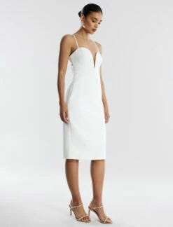 BCBGMAXAZRIA Kynlee Bodycon Midi Dress -Bcbg Shop 7.30 D MY05D01E OFF 3