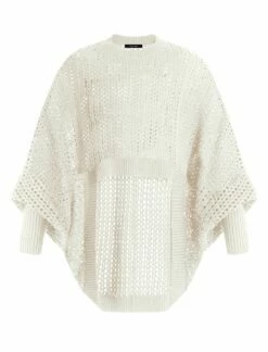 BCBGMAXAZRIA Open Knit High-Low Cocoon Sweater -Bcbg Shop 7.30 T 2YX5S38E SS3 8