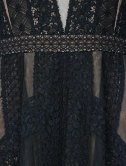 BCBGMAXAZRIA Andi Handkerchief Dress -Bcbg Shop MT02D19E BLK 2377