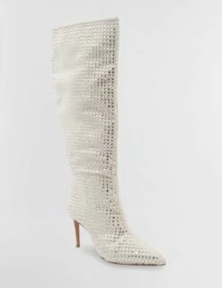 BCBGMAXAZRIA Toni Embellished Crystal Dress Boot