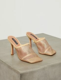 BCBGMAXAZRIA Anita Mesh Mule Sandal
