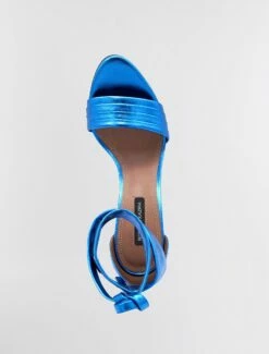 BCBGMAXAZRIA Suji Metallic Sandal Heel -Bcbg Shop MX3SUJ44 5