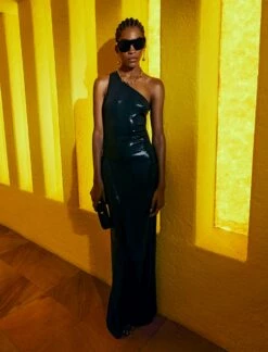 BCBGMAXAZRIA Rami One Shoulder Gown -Bcbg Shop MicrosoftTeams image 18